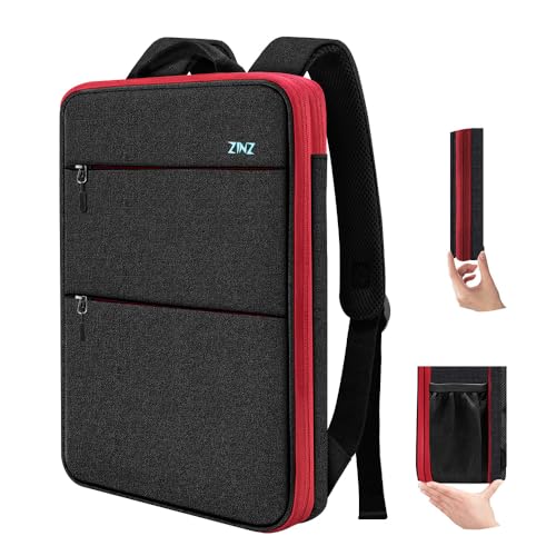 ZINZ Slim & Expandable Laptop Backpack 15 15.6 16 Inch Sleeve with USB Port, Spill-Resistant Notebooks Bag Case for Most 14-16 Inch MacBooks Surface-Books Dell HP Lenovo Asus Computers,B01RD01 - Image 1