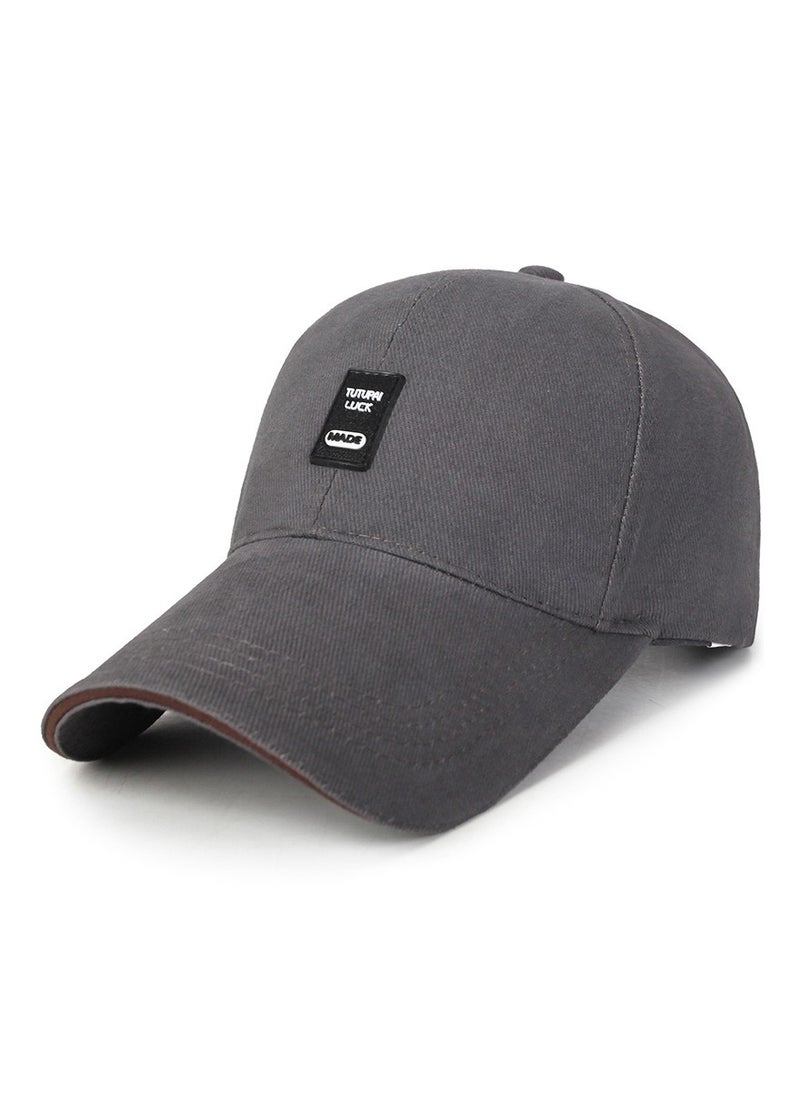 Baseball Snapback Cap Gray