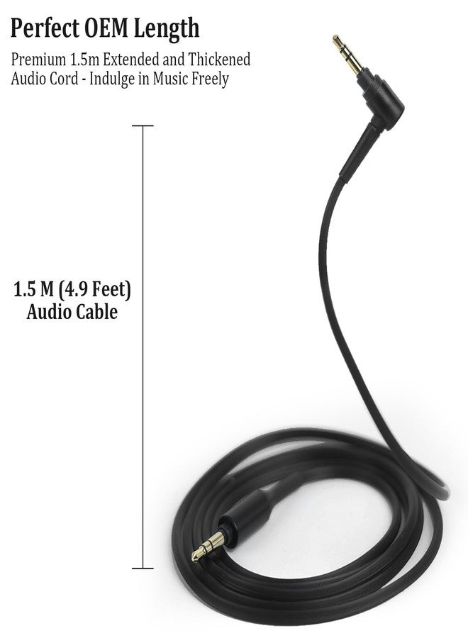 كابل صوت بديل لسماعات الرأس Adhiper WH-1000XM4، متوافق مع سماعات Sony WH-1000XM5، WH-1000XM3، WH-XB910N، WH-CH720N، WH-CH710N، WH-CH700N، WH-H900N، وكابل AUX لسماعات WH-CH520، MDR-XB950BT، MDR-1A، MDR-10R - Image 4