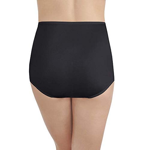 Vanity Fair Women's Perfectly Yours High Waisted Brief Panties, Lace Nouveau-Midnight Black, 8 - Image 3