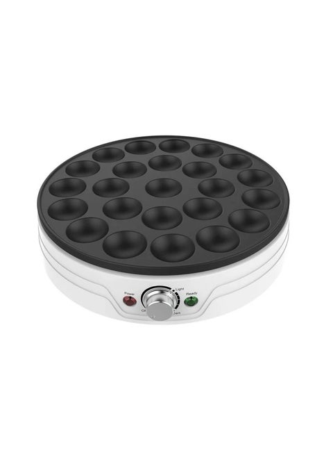 Mini pancake maker, 24 burners, 1200 watts, non-stick surface and easy to clean