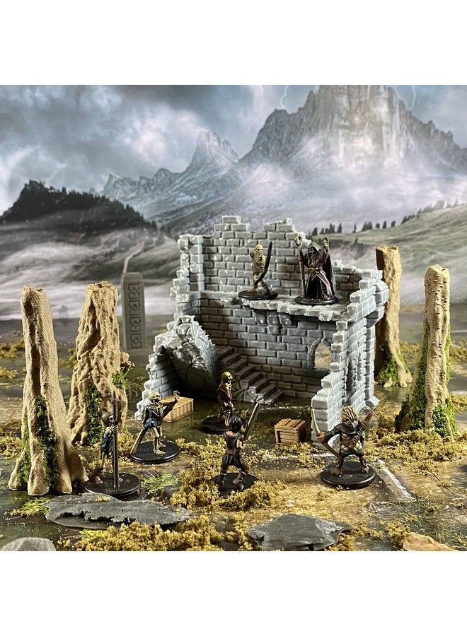 Extruded Gaming Building Ruins Set 3B - Image 3