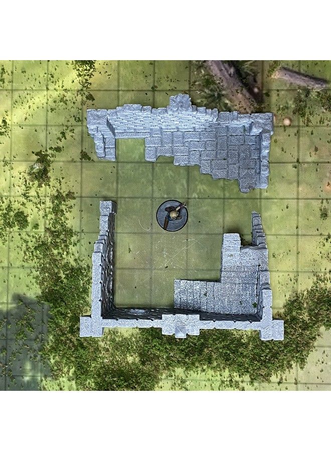 Extruded Gaming Building Ruins Set 3B - Image 5