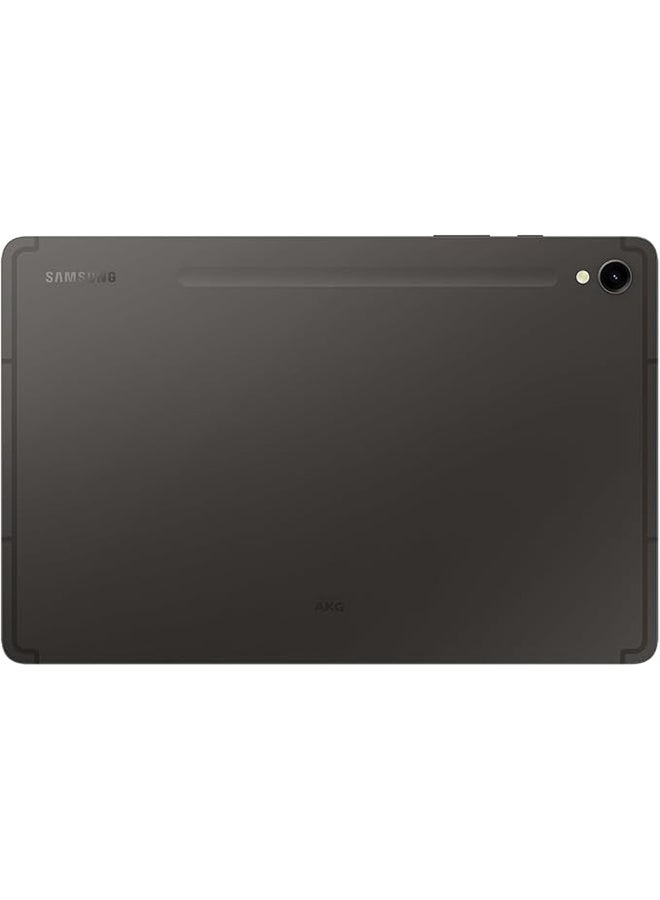 سامسونج جهاز Galaxy Tab S9 Graphite بذاكرة وصول عشوائي (RAM) سعة 12 جيجابايت وذاكرة تخزين داخلية 256 جيجابايت يدعم تقنية 5G مع غطاء ذكي للكتب - إصدار الشرق الأوسط - Image 2