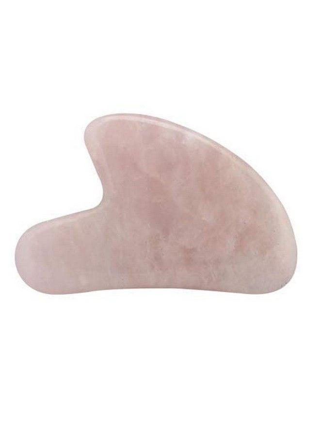 Remedywala - Energized Rose Quartz Gua Sha Facial Tool - Image 1