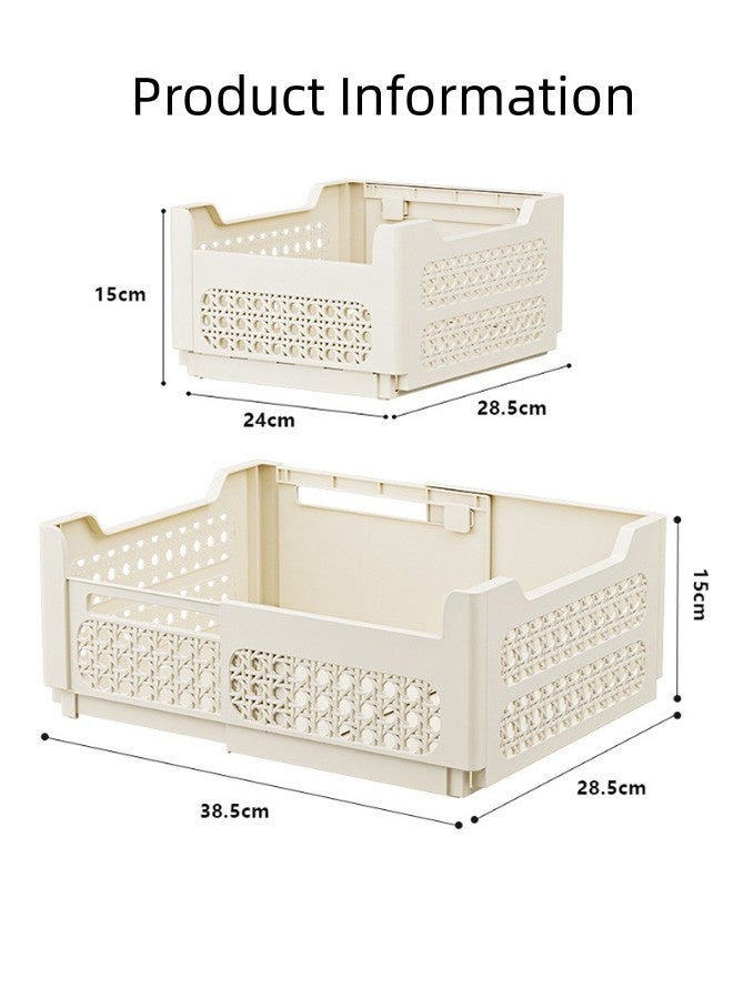 JCB CHIC 3Pcs Adjustable Retractable  Storage Box,Folding Storage  Basket Stackable Drawer Cabinet,Multifunctional Organizer and Storage Bins for Kitchen,Refrigerator,Cabinets,Wardrobes,Bathroom,Office - Image 2