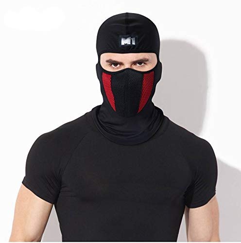ZaySoo Red Full Face Dust Proof Mask for Bike|Cycle Balaclava for Men & Women (Size: Free, 1 Piece) - Image 2