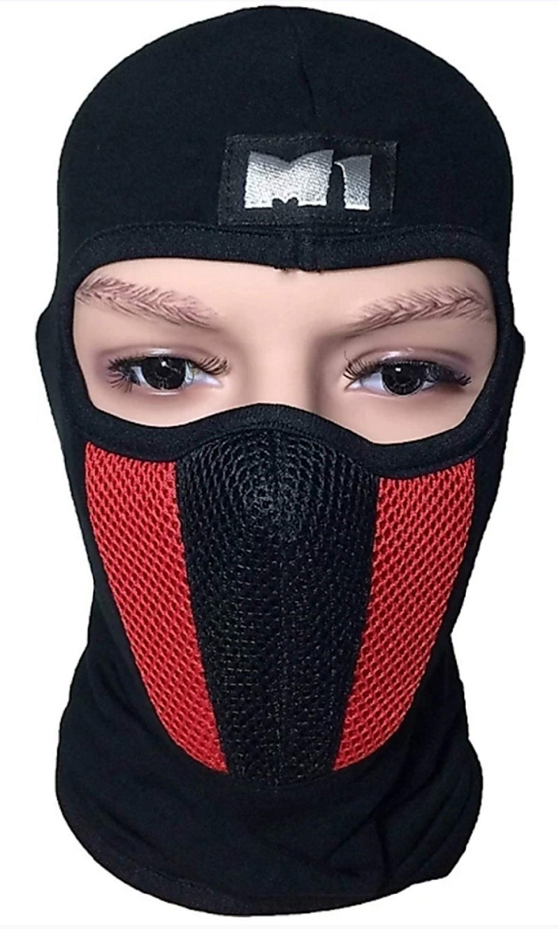 ZaySoo Red Full Face Dust Proof Mask for Bike|Cycle Balaclava for Men & Women (Size: Free, 1 Piece) - Image 5