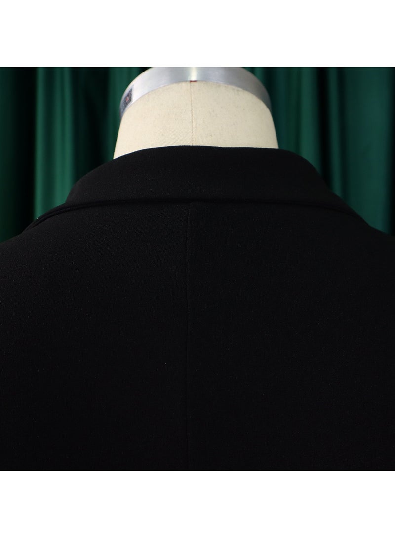 Shougu Suit Collar Fashionable And Elegant Pleated Dress  - Image 3