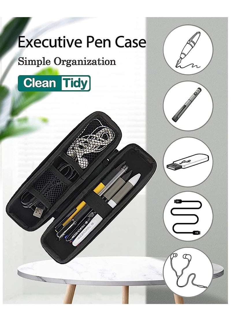 Y&D - Executive Pen Cases Slim EVA Carrying Bag Insulin Travel Pencil Hard Shell, Simple Thin Organizer Box for Stylus Touch Headphones - Image 1
