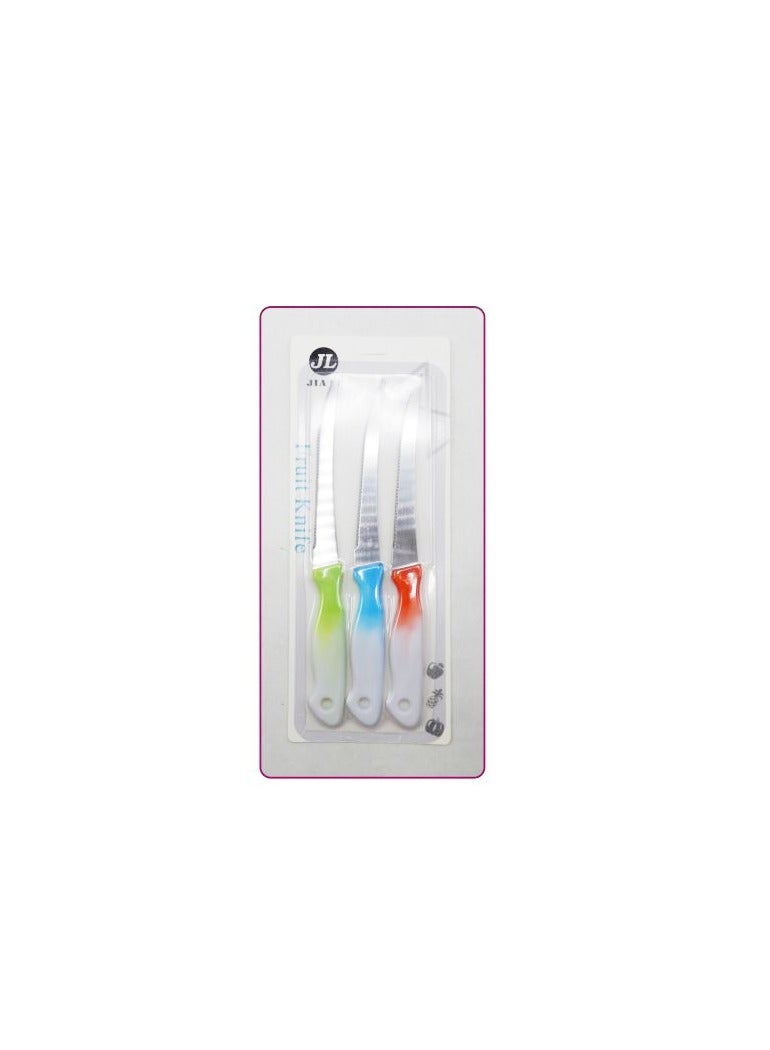 Fruit Knife Set of 3pcs Effortless Precision for Your Daily Fruit Preparations  - Image 3