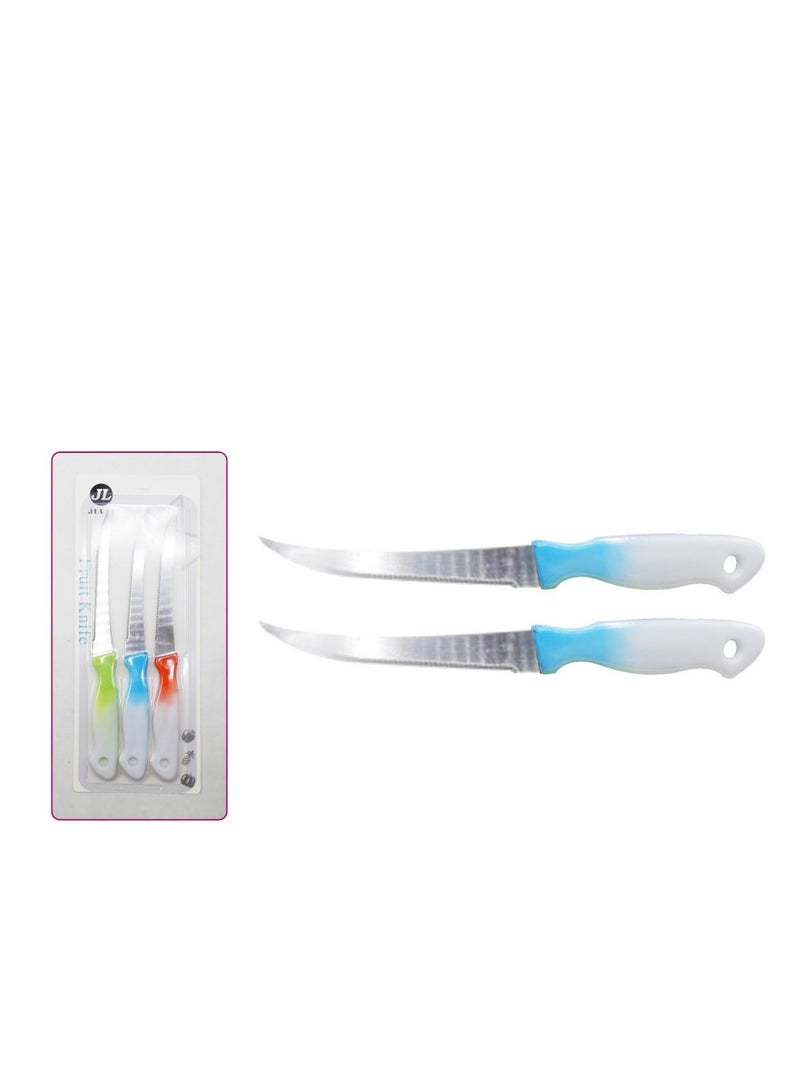 Fruit Knife Set of 3pcs Effortless Precision for Your Daily Fruit Preparations  - Image 2