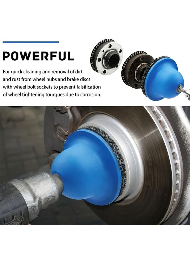 Heavy Duty 1pc Wheel Hub Grinder Resurfacing Cleaning Tool With Silicon Carbide Pads - Image 5