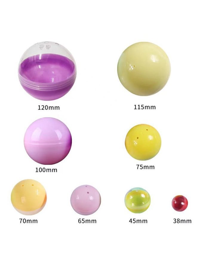 Generic Eggshell Toys In Various Sizes Including 32 45 65 70 75 100 115 120mm For Children's Entertainment And Education-Color:Half White Half Macaroon-Specifications:32mm  - Image 4