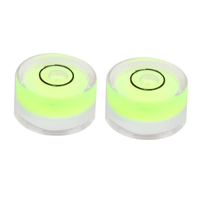 Green Circular Bubble Spirit Level 16pcs For Accurate Surface Measurement Home DIY - Image 2