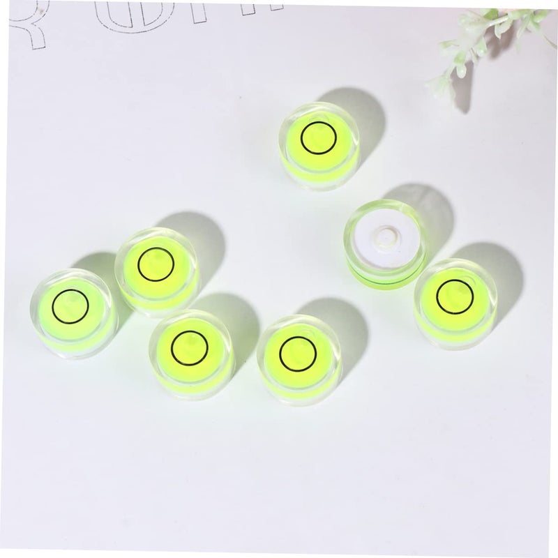Green Circular Bubble Spirit Level 16pcs For Accurate Surface Measurement Home DIY - Image 5