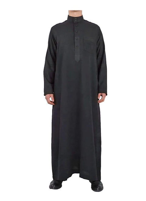 Men's Arab Thobe Dishdasha Long Sleeve Muslim Robe [ Xl ]
