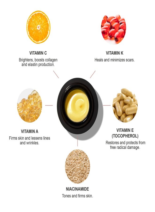 100 % Pure 100% PURE Multi-Vitamin + Antioxidants Ultra Riche PM Treatment Skin Renewing Night Cream Vitamin C & Retinol Facial Moisturizer, Powerful Anti-Aging Moisture Replenishment - 1.5 oz - Image 3