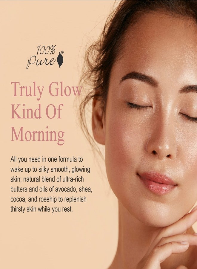 100 % Pure 100% PURE Multi-Vitamin + Antioxidants Ultra Riche PM Treatment Skin Renewing Night Cream Vitamin C & Retinol Facial Moisturizer, Powerful Anti-Aging Moisture Replenishment - 1.5 oz - Image 2