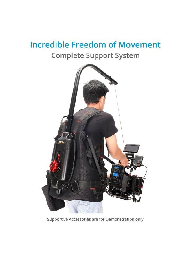 FLYCAM Flowline Master with Pro Vest for Camera and Gimbals (4-12kg / 9-27lb) | Professional body stabilizing vest | Gimbals and video cameras for movies (FLCM-FLN-MSTR-01) - Image 2