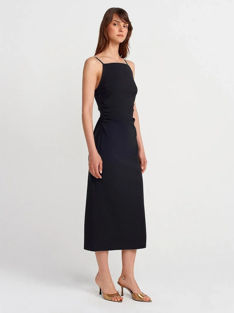 ديلفين DILVIN Sleeveless Bodycon Midi Dress