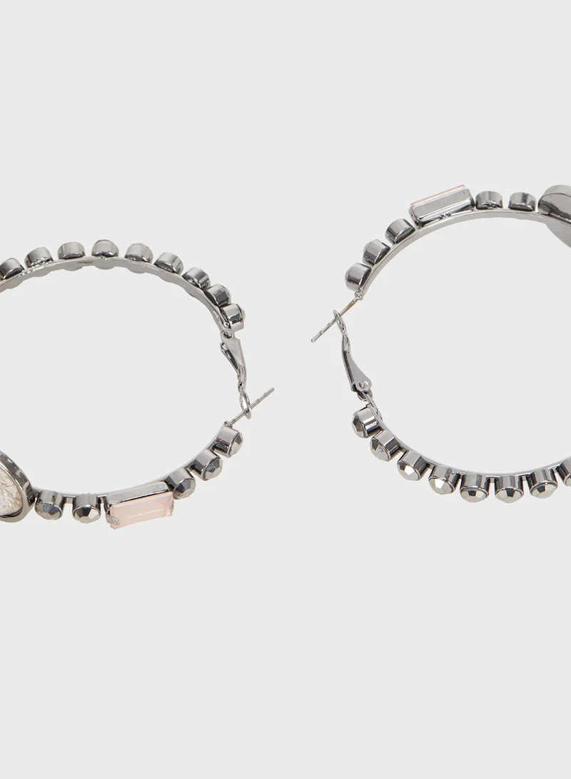 PARFOIS Cosmic Hoop Earrings