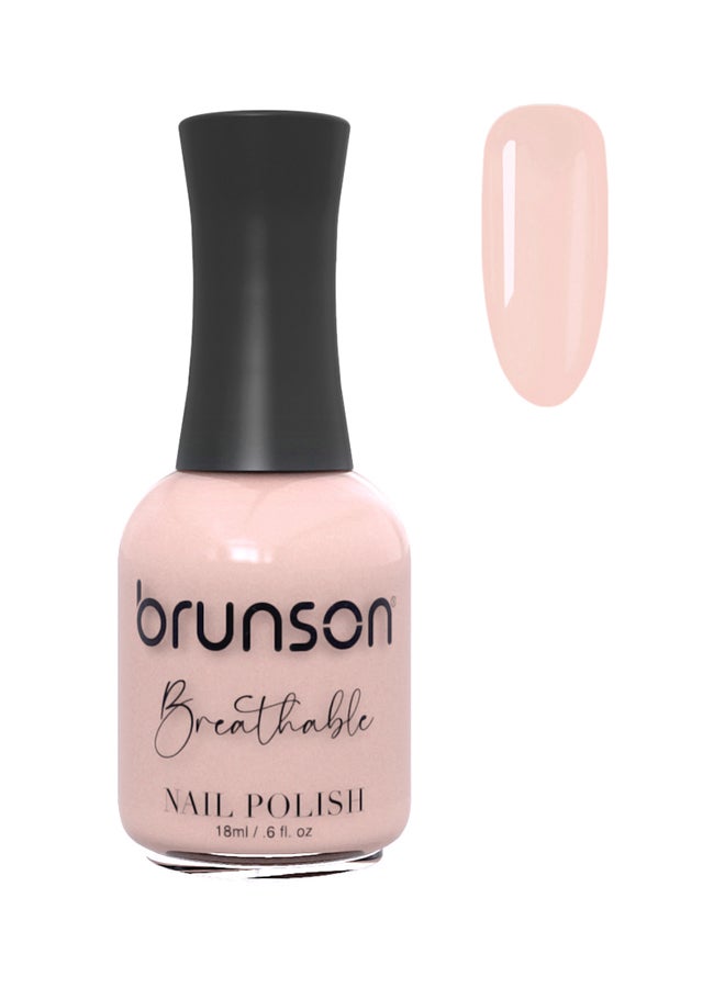 brunson Breathable Nail Polish Halal nail polish Wudu friendly Quick-Dry Vegan long lasting but easy peel off   18ml BH387
