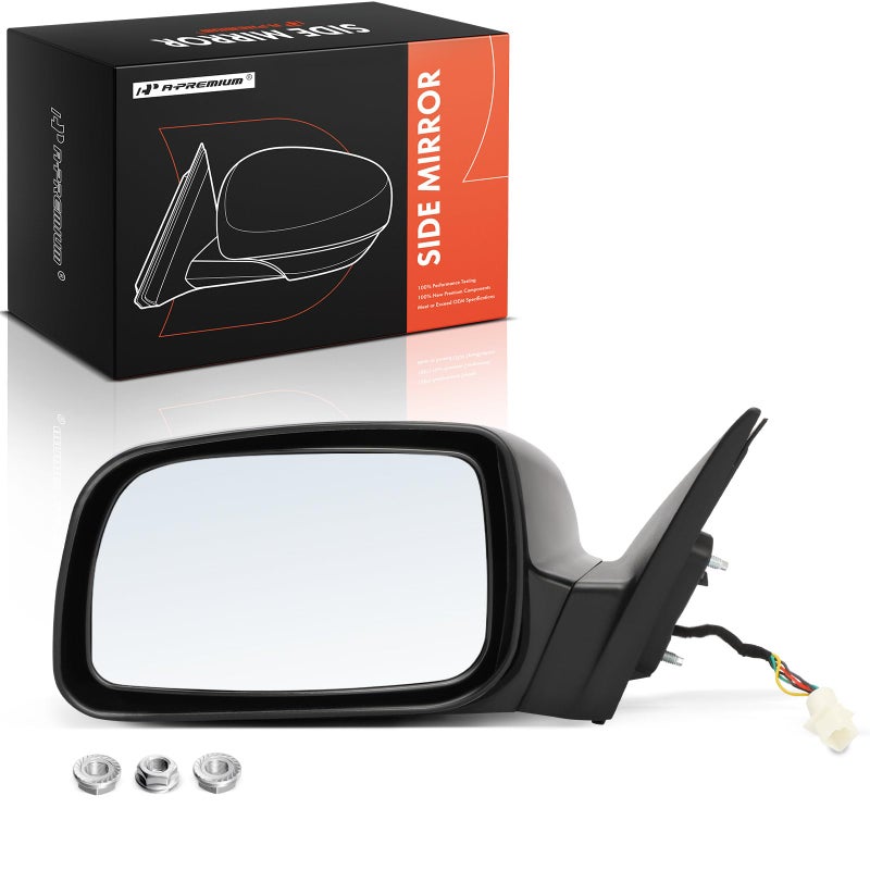 مرآة باب كهربائية جانبية يسارية متوافقة مع تويوتا كامري 2007 2008 2009 2010 2011 مدفأة غير قابلة للطي سوداء مرآة رؤية خلفية خارجية مصنوعة في الولايات المتحدة استبدال 8794006925