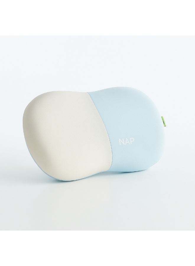 Bentifar Ergonomic Pillow for Sleeping, Cervical Neck Pillow Memory Foam for Relief, Odor-Free, Cooling Pillow for Side Back and Lying Sleepers (Blue) - Image 1