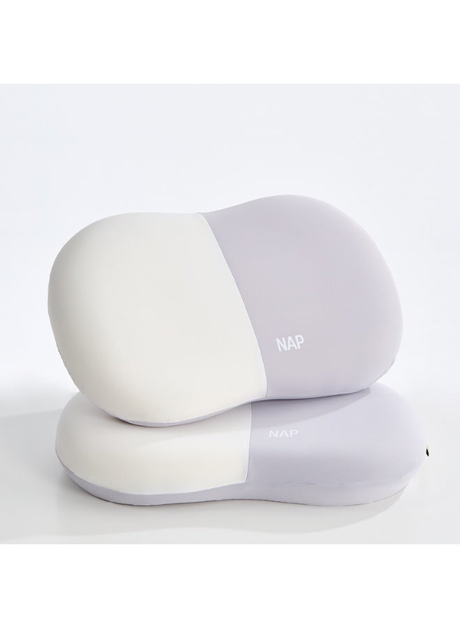 Bentifar Ergonomic Pillow for Sleeping, Cervical Neck Pillow Memory Foam for Relief, Odor-Free, Cooling Pillow for Side Back and Lying Sleepers (Blue) - Image 4