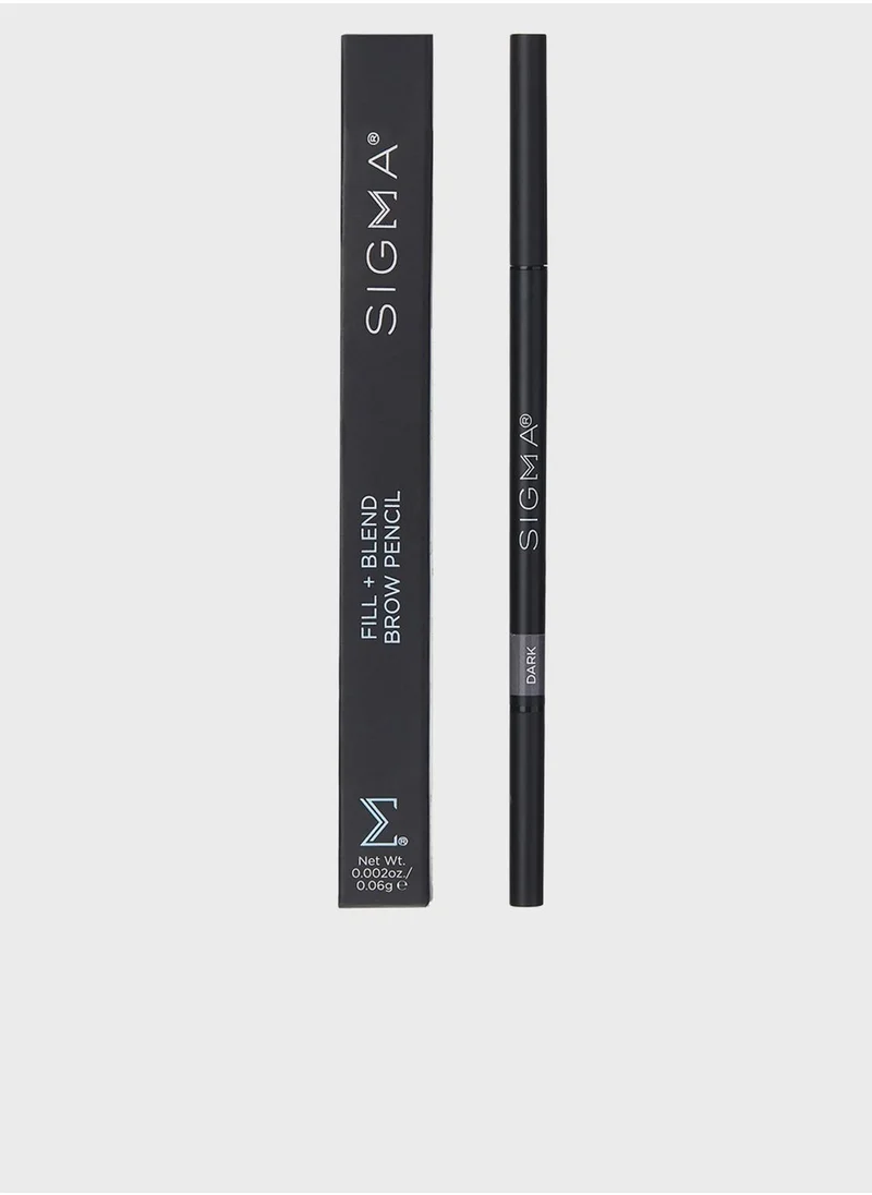 Sigma Beauty Fill + Blend Brow Pencil-Dark