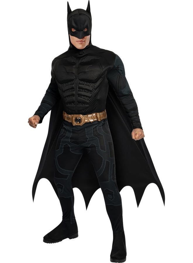 RUBIE'S batman: the dark knight trilogy adult batman costume, black, m - Image 1
