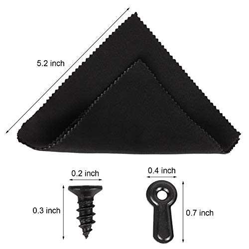 Tbestmax 300 Picture Turn Button Fasteners Photo Frame Hardware and 300 Screws for Craft, Hanging, Drawing, Black - Image 5