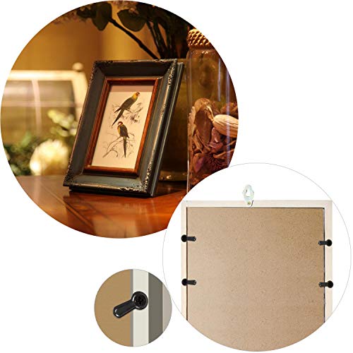 Tbestmax 300 Picture Turn Button Fasteners Photo Frame Hardware and 300 Screws for Craft, Hanging, Drawing, Black - Image 4