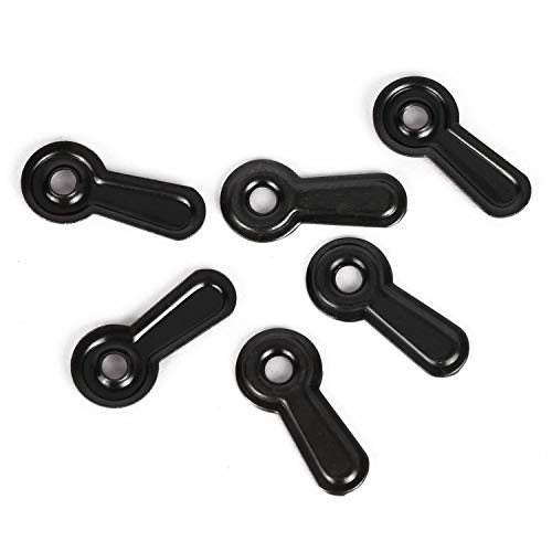 Tbestmax 300 Picture Turn Button Fasteners Photo Frame Hardware and 300 Screws for Craft, Hanging, Drawing, Black - Image 2