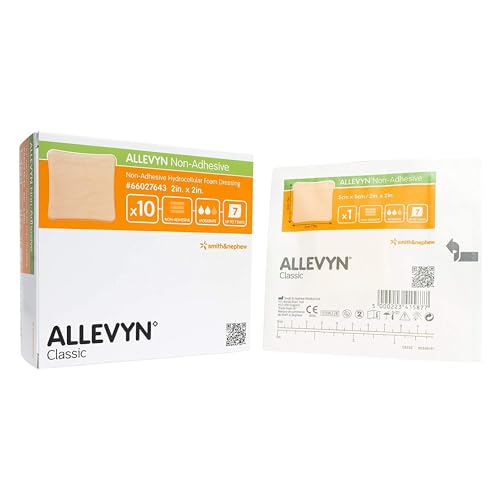Smith&nephew Smith+Nephew ALLEVYN Gentle Border Lite ضمادة جروح، 2" × 2" علبة من 10 - Image 2