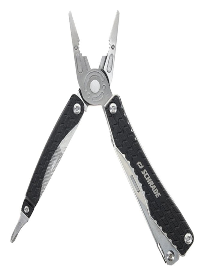 Schrade Delta Class Clench Multi-Tool with 2Cr13 Stainless Steel Components & Handle for EDC, Outdoor Survival - Image 1