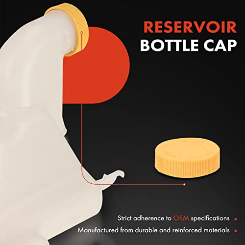 A-Premium Radiator Coolant Overflow Recovery Reservoir Tank with Cap Compatible with Honda Civic 2001-2005 L4 1.7L Petrol Coupe Sedan - Image 4