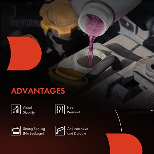 A-Premium Radiator Coolant Overflow Recovery Reservoir Tank with Cap Compatible with Honda Civic 2001-2005 L4 1.7L Petrol Coupe Sedan - Image 5