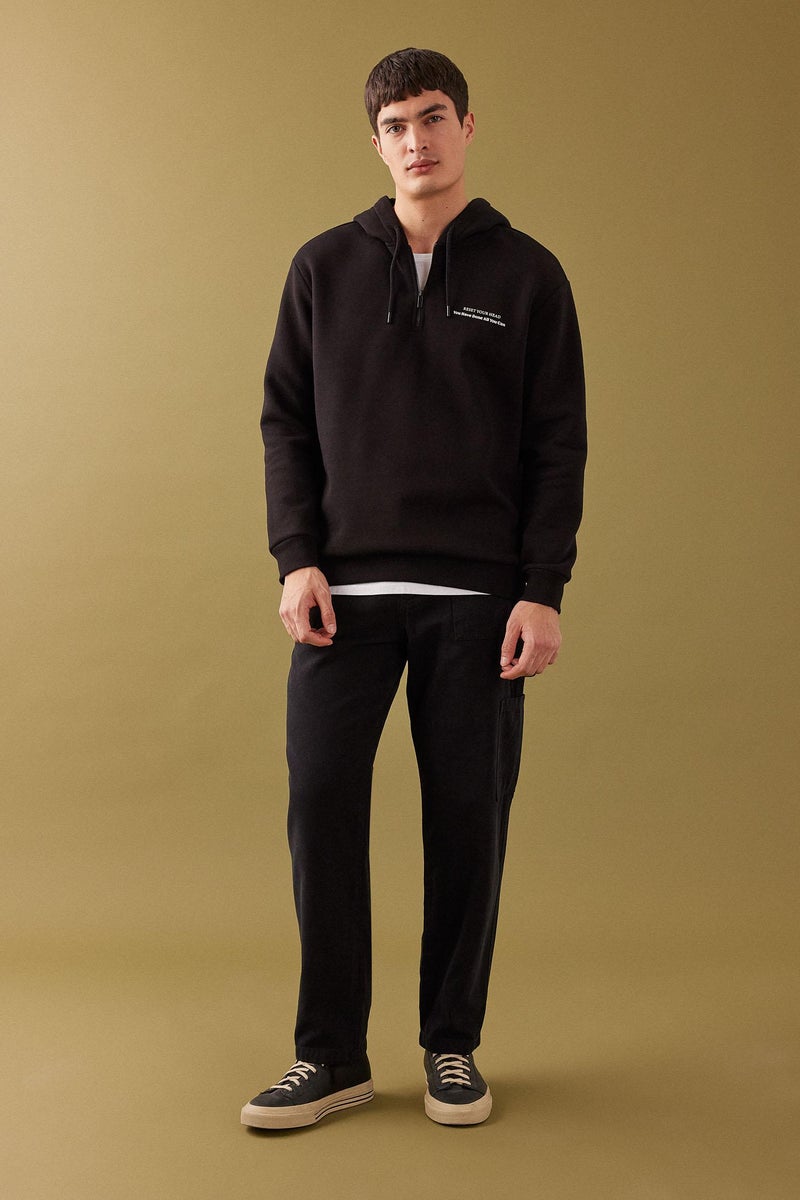 DeFacto Man Straight Fit Normal Waist Pipe Leg Trousers - Image 2