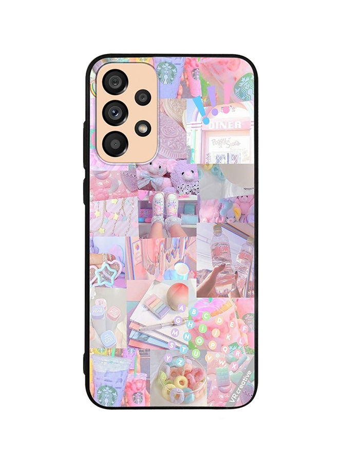 VR CREATIVE Protective Case Cover For Samsung Galaxy A53 5G Cute Collage Design Multicolour - Image 1