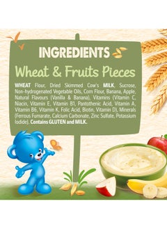 Cerelac Wheat And Fruit Pieces Baby Cereal Food From 8 Months  - Image 4
