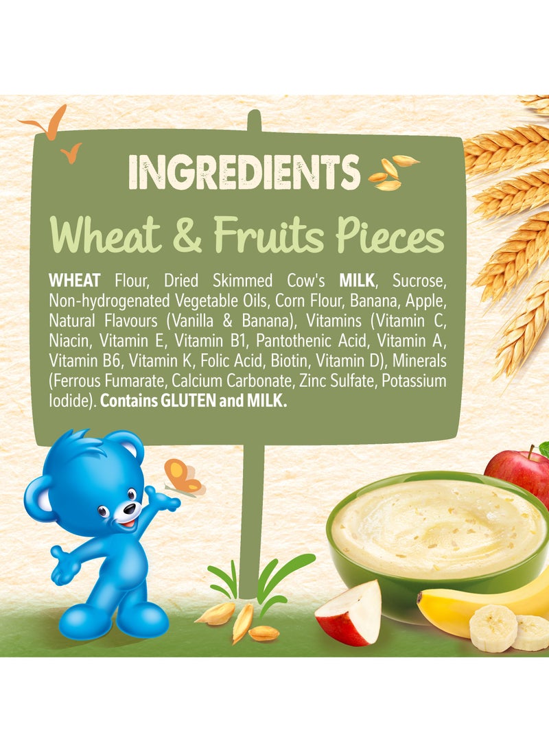 Cerelac Wheat And Fruit Pieces Baby Cereal Food From 8 Months 1kg  - Image 4