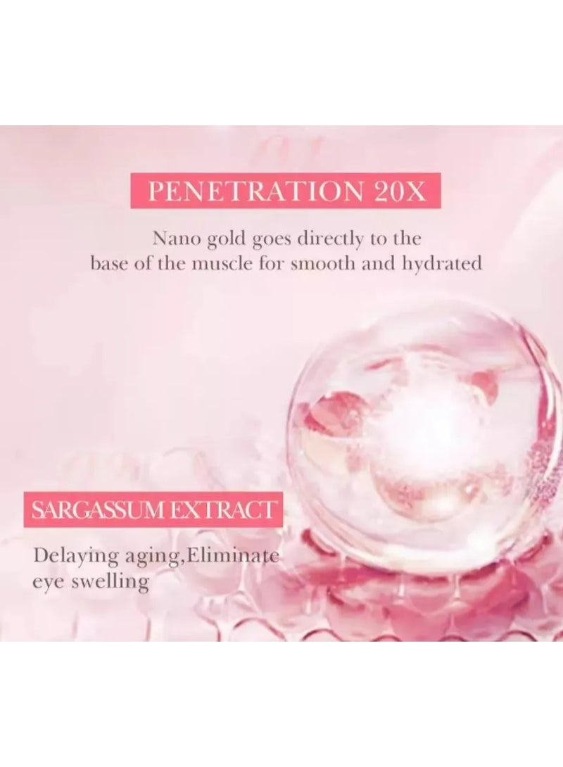 FAYANKOU 10 Pairs Eye Mask Under Eye Mask Anti Aging Eye Patches for Puffy Wrinkles Eyes Moisturizing and Reducing Dark Circles Eye Treatment Skin Care Eye Mask Patches Crystal Eye Sleeping Mask Pure Rose - Image 4