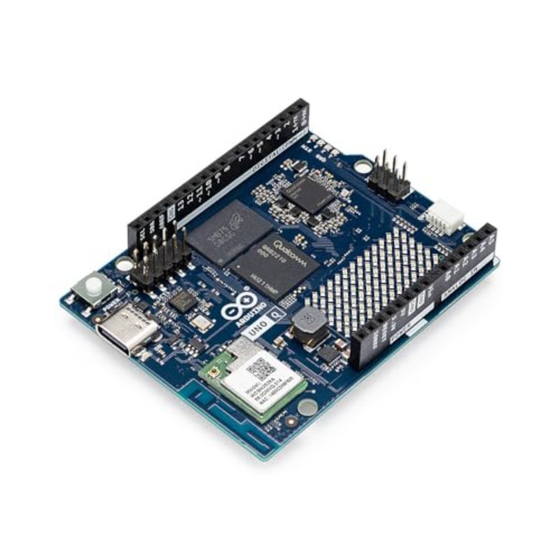 ® UNO™ Q 2GB[ABX00162] - لوحة هجينة، معالج Qualcomm Dragonwing QRB2210 الدقيق MPU وSTM32U585 Microcontroller(MCU)، رؤية AI، صوت، IoT، Robotics، Linux Debian OS، Wi-Fi 5، USB-C - Image 1