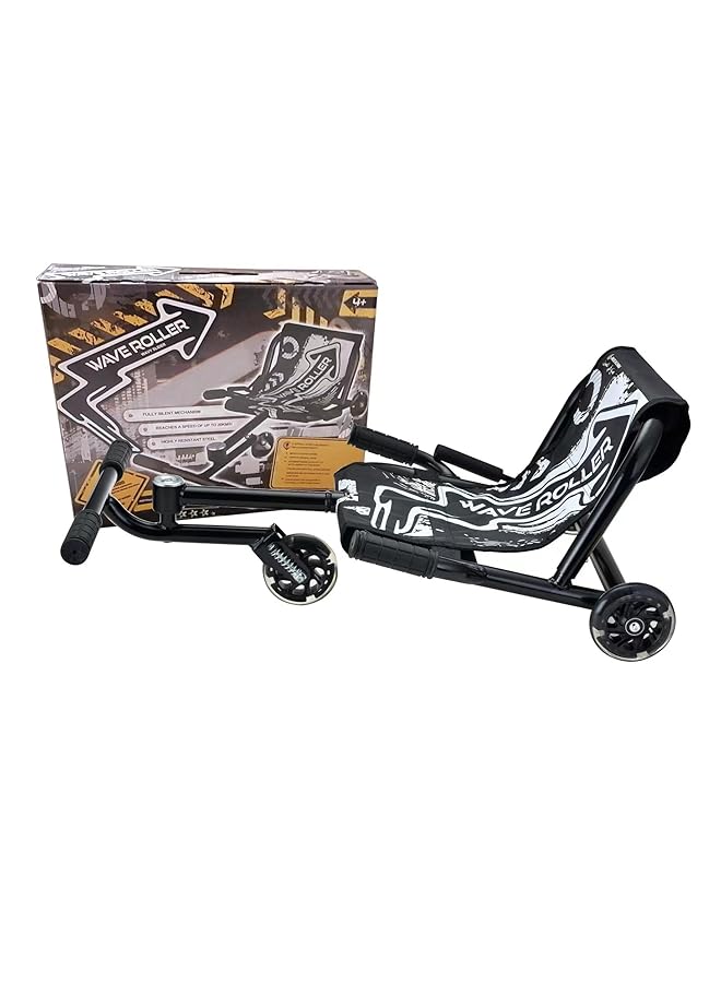 Wave Roller 3 Wheels Black Toy & Joy - Image 2