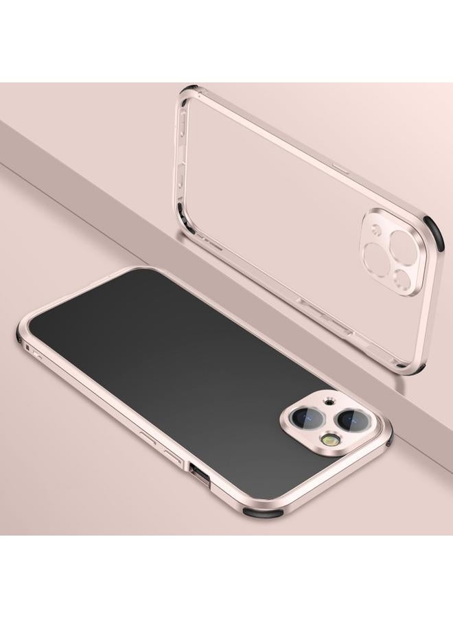 زبون جراب لهاتف iPhone 13 بأربع زوايا وإطار معدني مقاوم للصدمات - Image 2