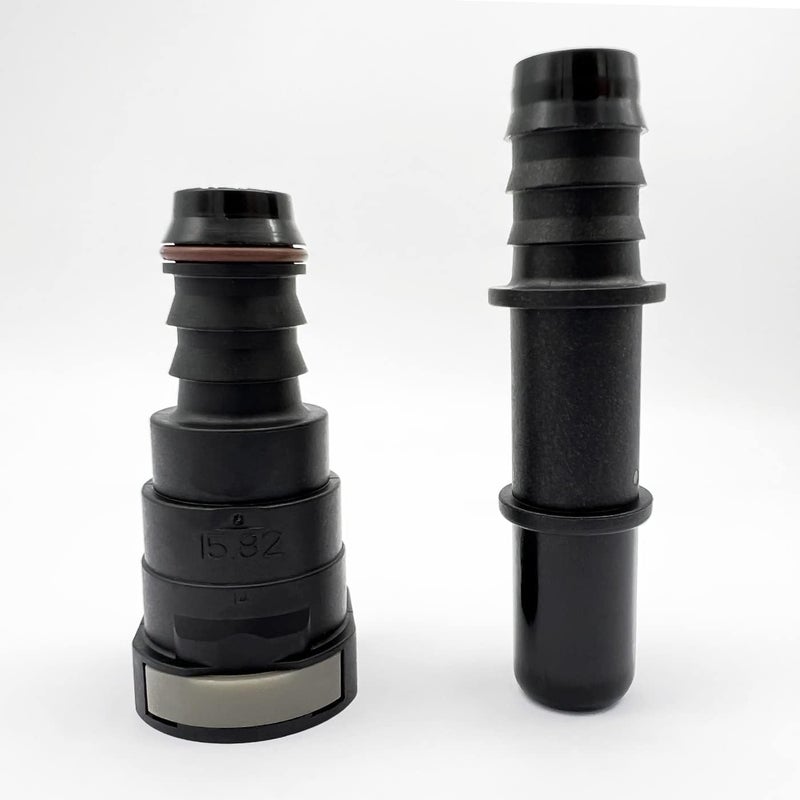 KRD PERFORMANCE 5/8" (15.8mm) SAE Female to 17mm Barb Quick Release Connector - Image 3
