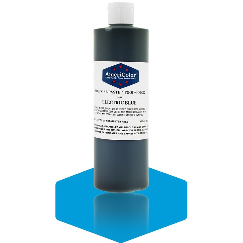 ELECTRIC BLUE 135 Ounce Soft Gel Paste Food Color