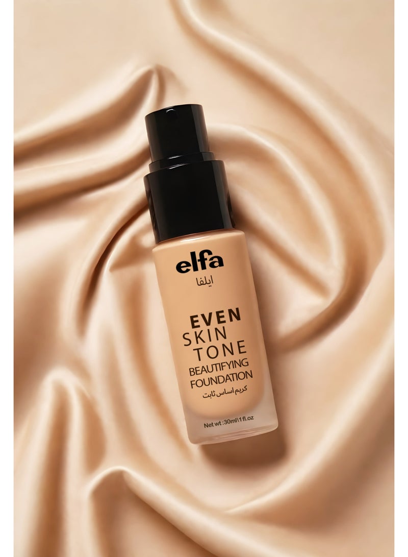 elfa Professional Face Powder 05 + Even Skin Tone Beautifying Foundation 06 - Image 3